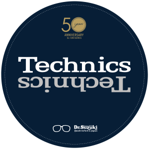 Technics Slipmat Blue 50 Years Anniversary SL1200 series – Dr.Suzuki since 1975